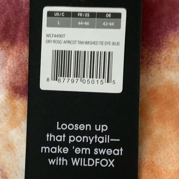wildfox Sweat Dry Rose Apricot Tan Washed Tie Dye Sweatshirt - Picture 4 of 9